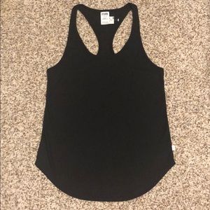 PINK —black tank top